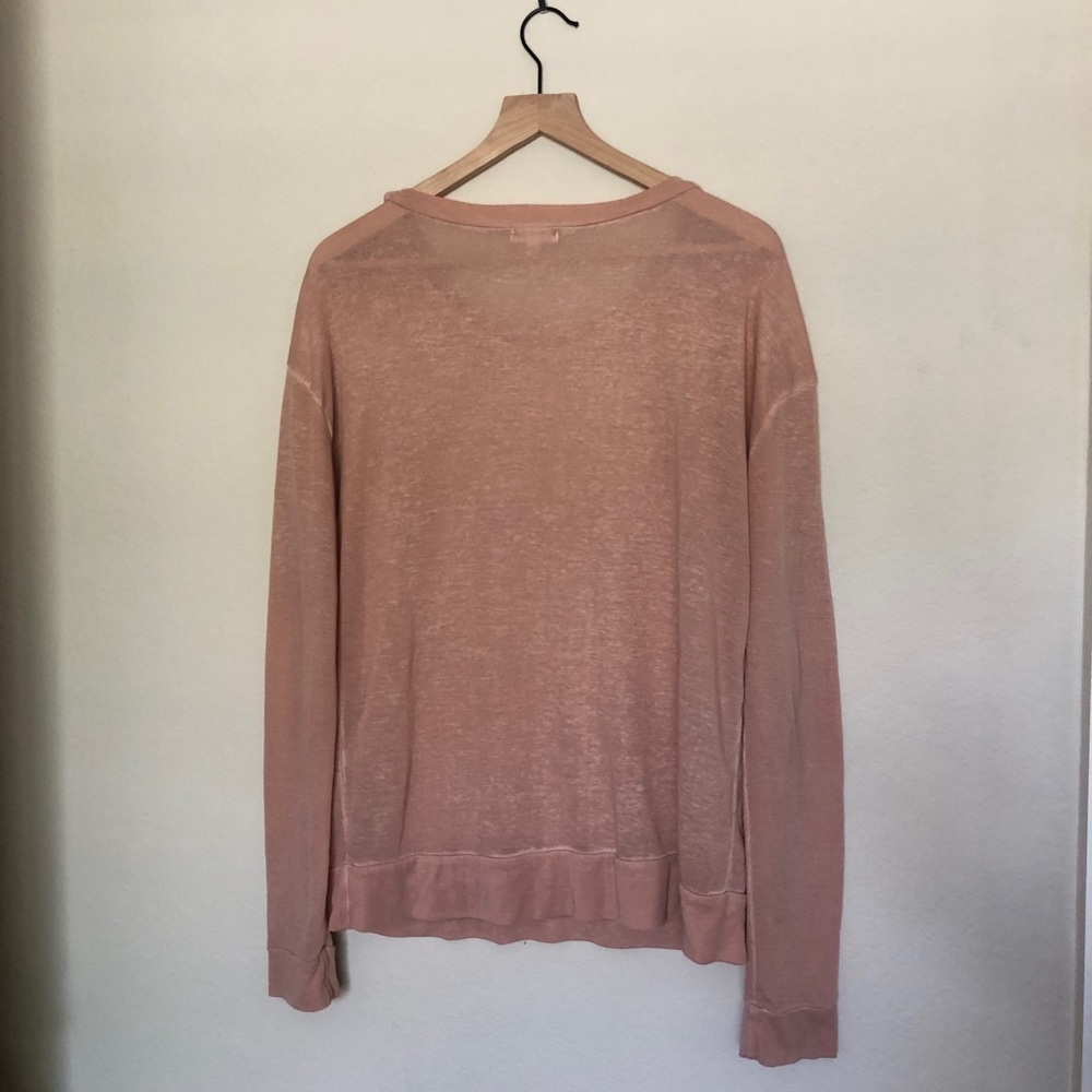 Leith Blush Pink Super Soft Sweater - Picture 4 of 6